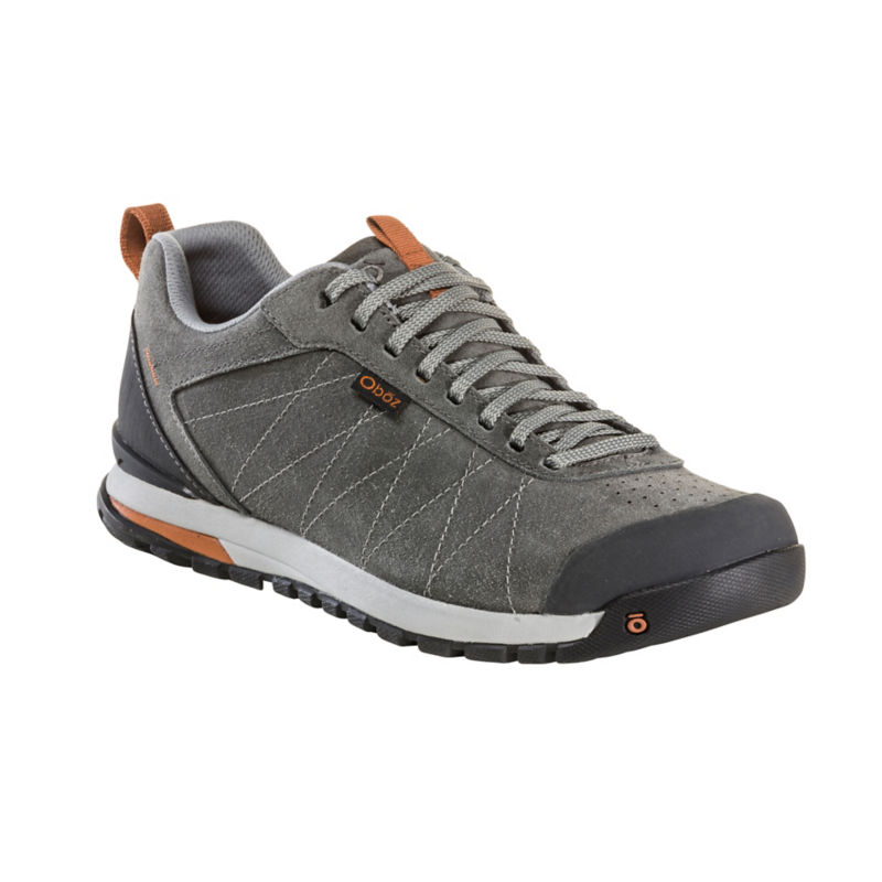 Oboz&reg; Bozeman Low Leather Hiking Shoes - CHARCOAL