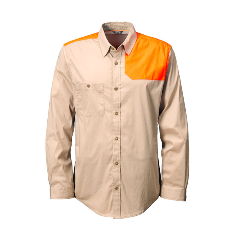 Men&rsquo;s Left-Hand Long-Sleeve Featherweight Shooting Shirt - BLAZE SAND