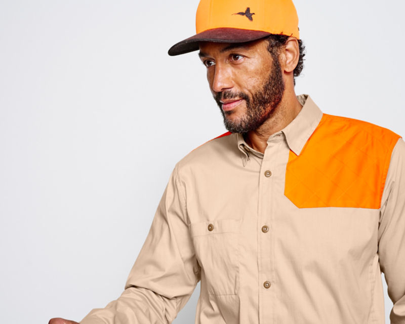 Men&rsquo;s Left-Hand Long-Sleeve Featherweight Shooting Shirt - BLAZE SAND image number 5