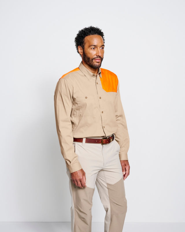 Men&rsquo;s Left-Hand Long-Sleeve Featherweight Shooting Shirt - BLAZE SAND image number 2