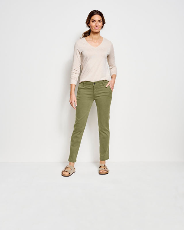 Kut from the Kloth&reg; Stretch Twill Catherine Boyfriend Ankle&mdash;Exclusive - LODEN