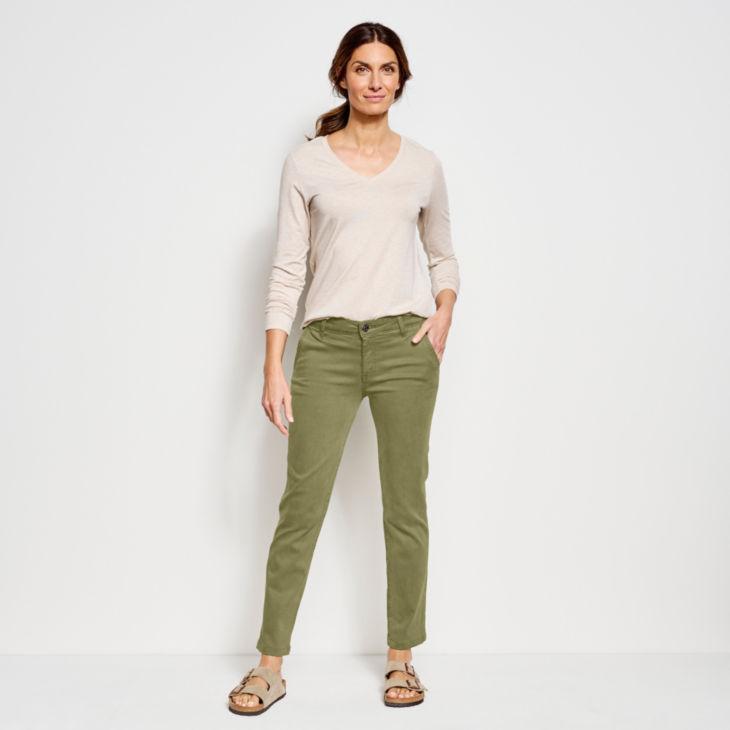 Kut from the Kloth® Stretch Twill Catherine Boyfriend Ankle—Exclusive - LODEN