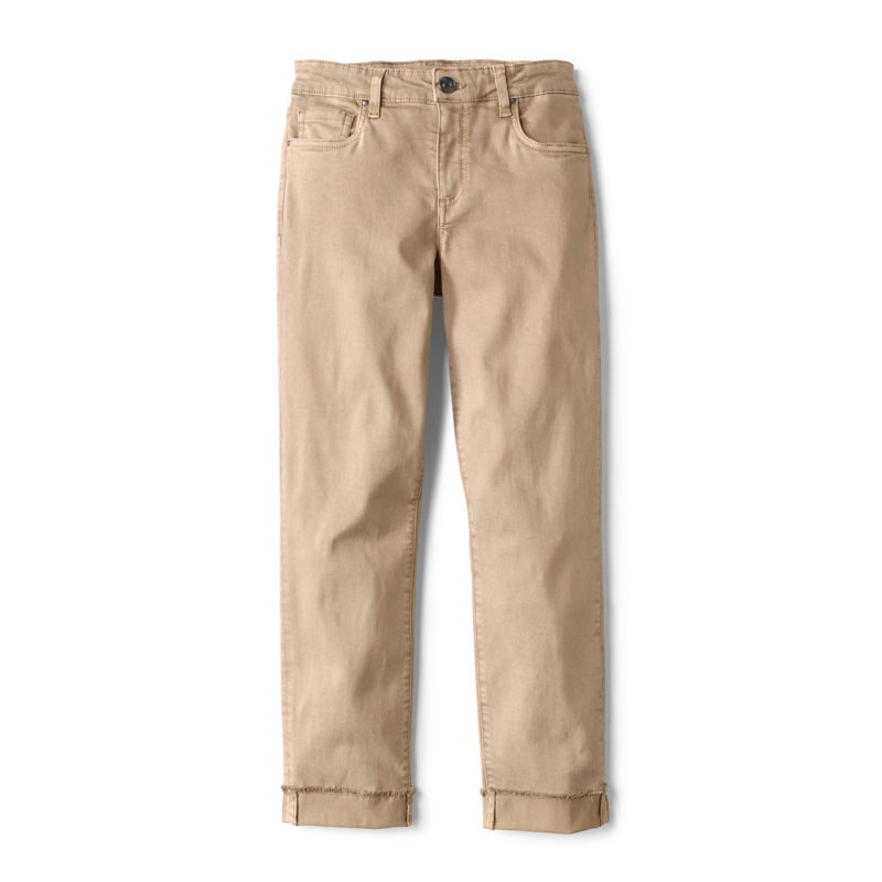 Kut from the Kloth&reg; Amy Stretch Twill Cropped Chinos - DESERT KHAKI EXCLUSIVE image number 5