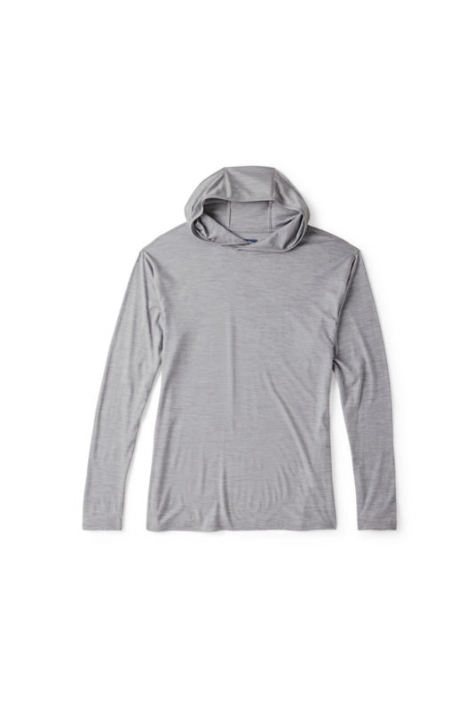 Men's Outbound Merino Hoodie - STONE GREY HEATHER image number 0