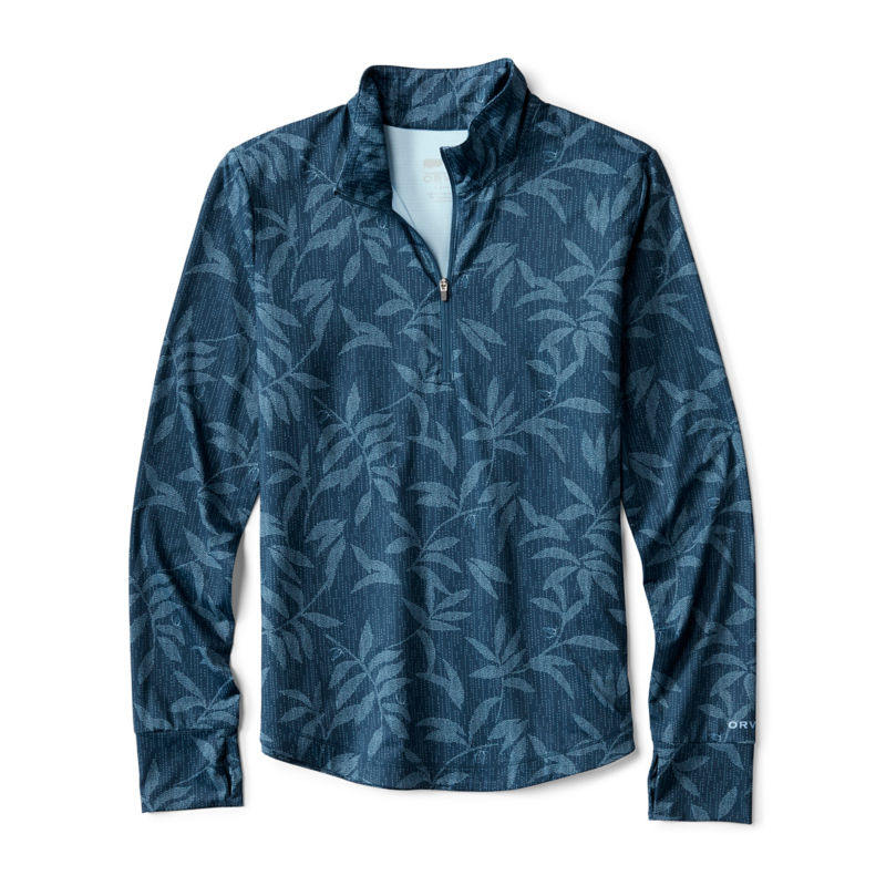 Women's Sun Defense 1/4-Zip - LAKESIDE STITCH LEAF