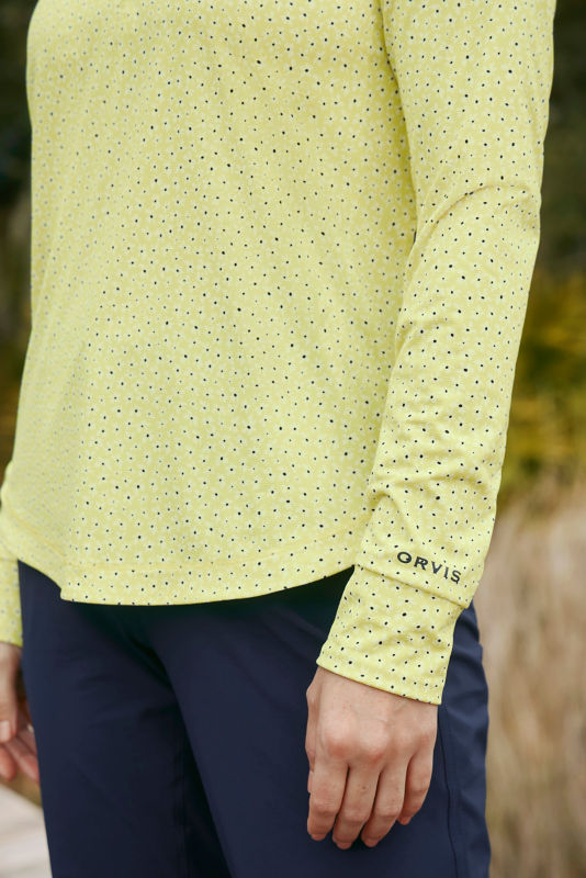 Women's Sun Defense 1/4-Zip - CITRUS DITSY FLORAL image number 1