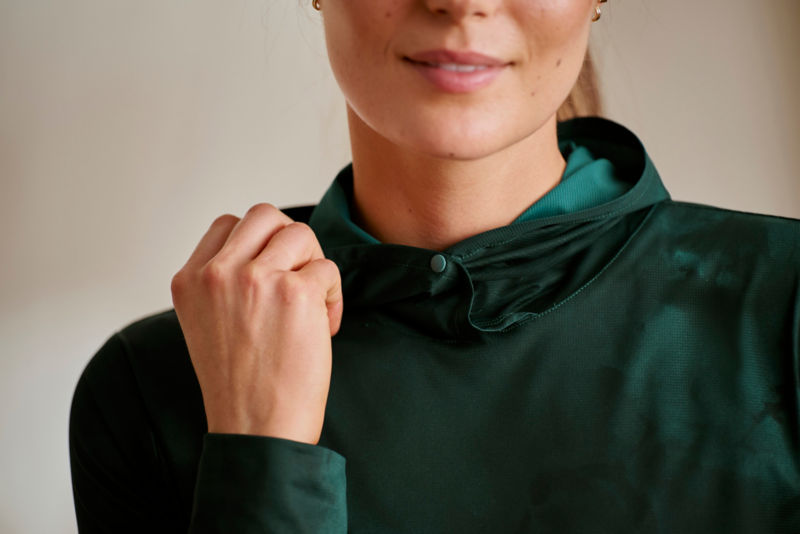 Women's Sun Defense Hoodie - BLUE MIST PERMIT image number 2