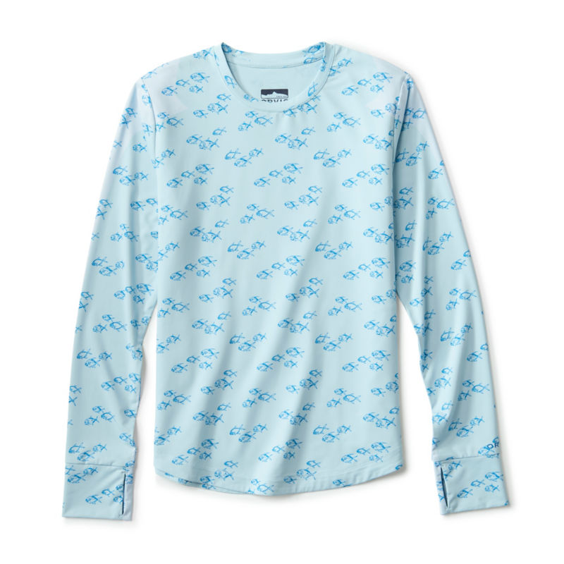 Women&rsquo;s Sun Defense Long-Sleeve Pullover - BLUE MIST PERMIT