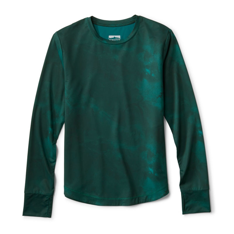 Women&rsquo;s Sun Defense Long-Sleeve Pullover - CYAN STORM image number 6