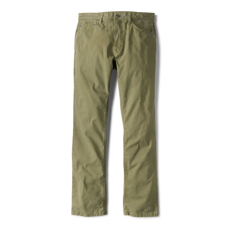 5-Pocket Stretch Twill Pants - MOSS