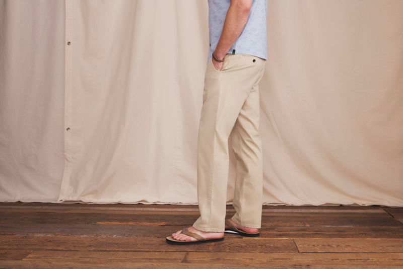 1856 Stretch Twill Regular Fit Chinos - SHIITAKE image number 1