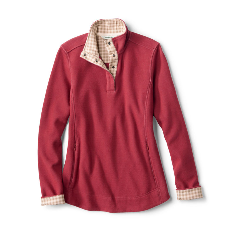 Signature Print-Trim Organic Cotton Sweatshirt | Orvis