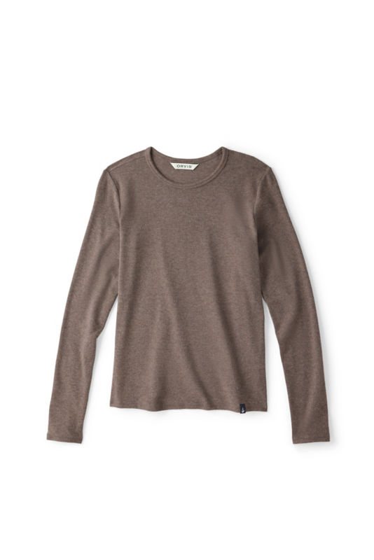 Ribbed Pima Cotton Long-Sleeve Crew | Orvis