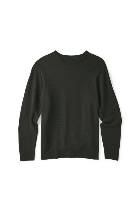 Merino Wool Piqué Crewneck Sweater | Orvis