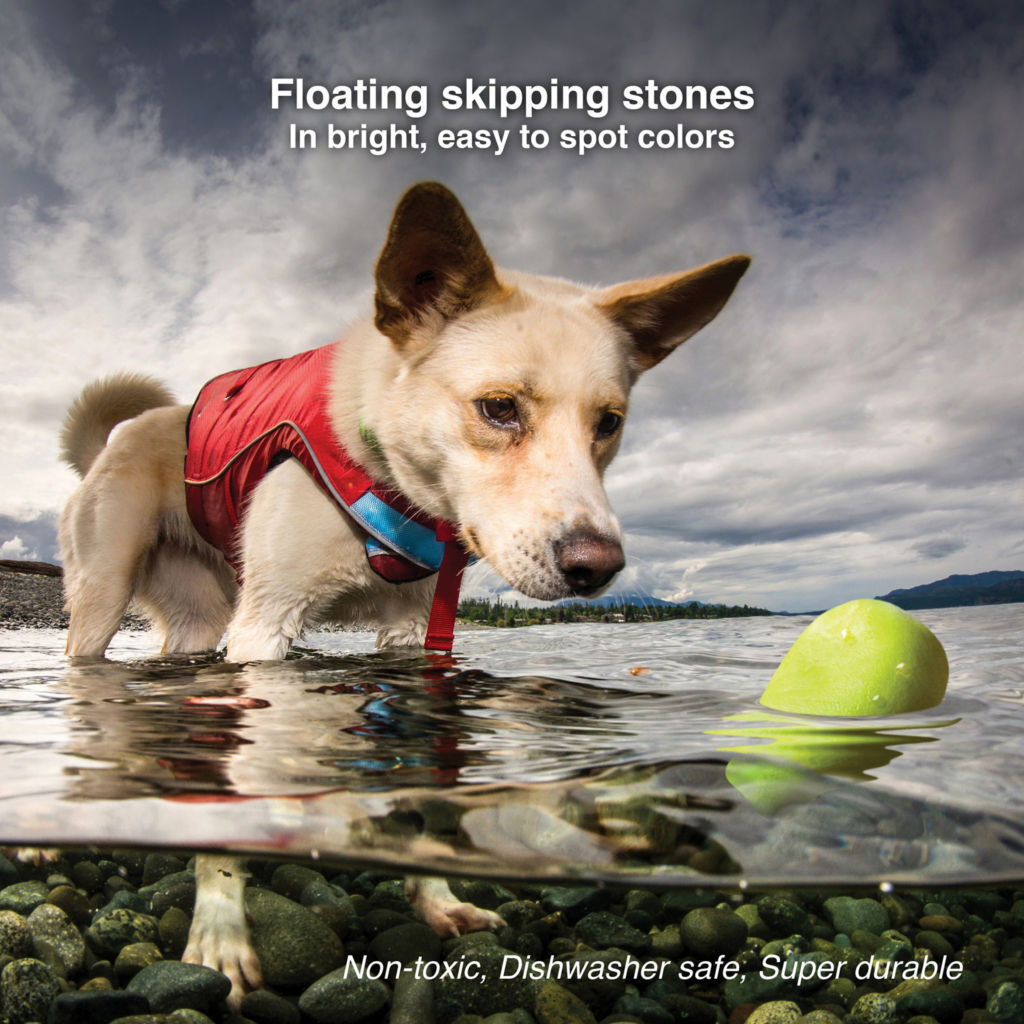 Skipping Stones Floating Dog Toys -  image number 1