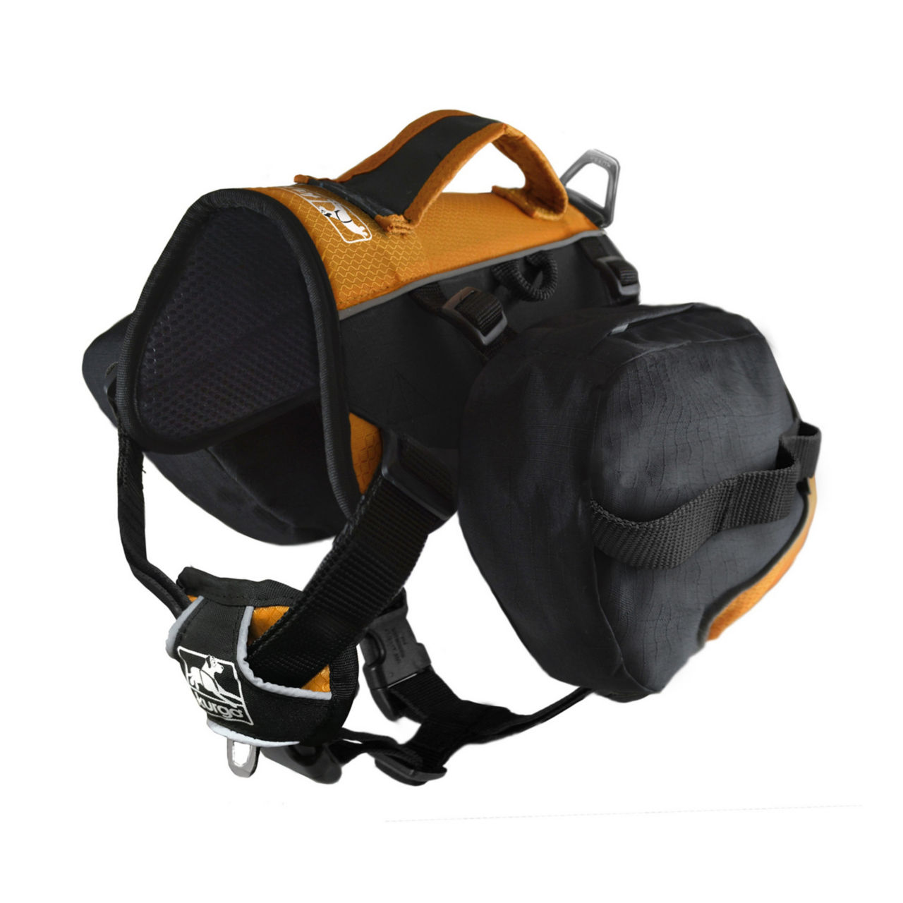 Baxter Dog Backpack - BLACK/ORANGE image number 0