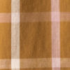 Easy Printed Short-Sleeved Camp Shirt - KHAKI/MAUVE PLAID