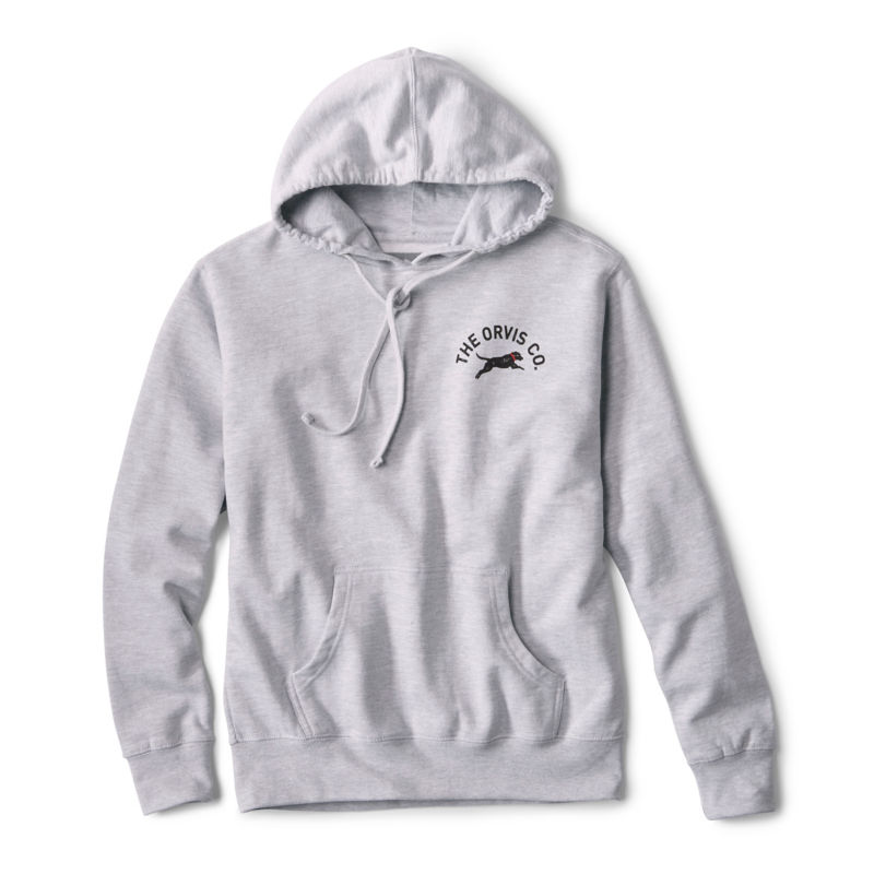 Jumping Dog Hoodie - GREY HEATHER