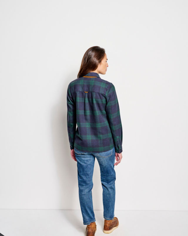 Perfect Flannel Shirt - DARK PINE image number 3