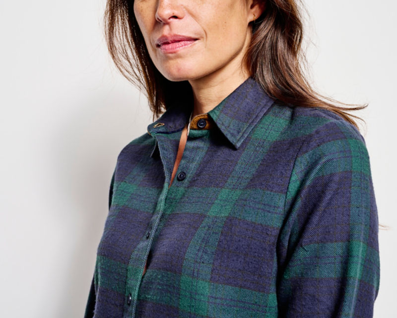 Perfect Flannel Shirt - DARK PINE image number 7