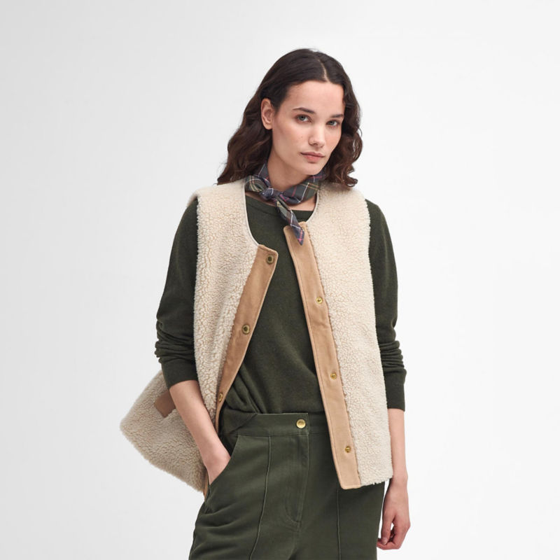 Barbour&reg; Dulsie Teddy Fur Liner - ECRU image number 1