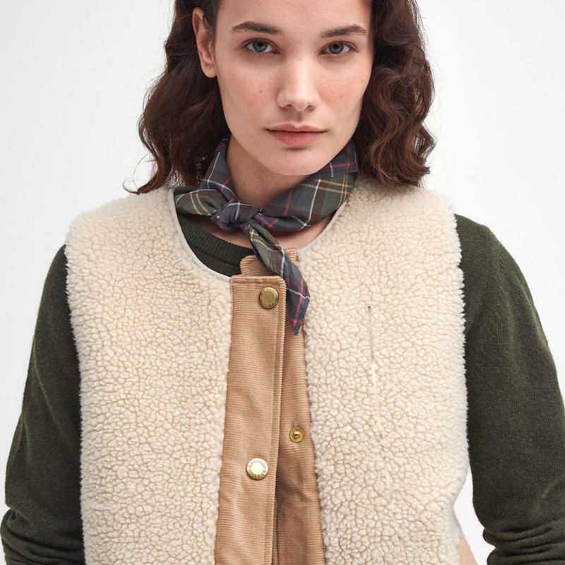 Barbour&reg; Dulsie Teddy Fur Liner - ECRU image number 4