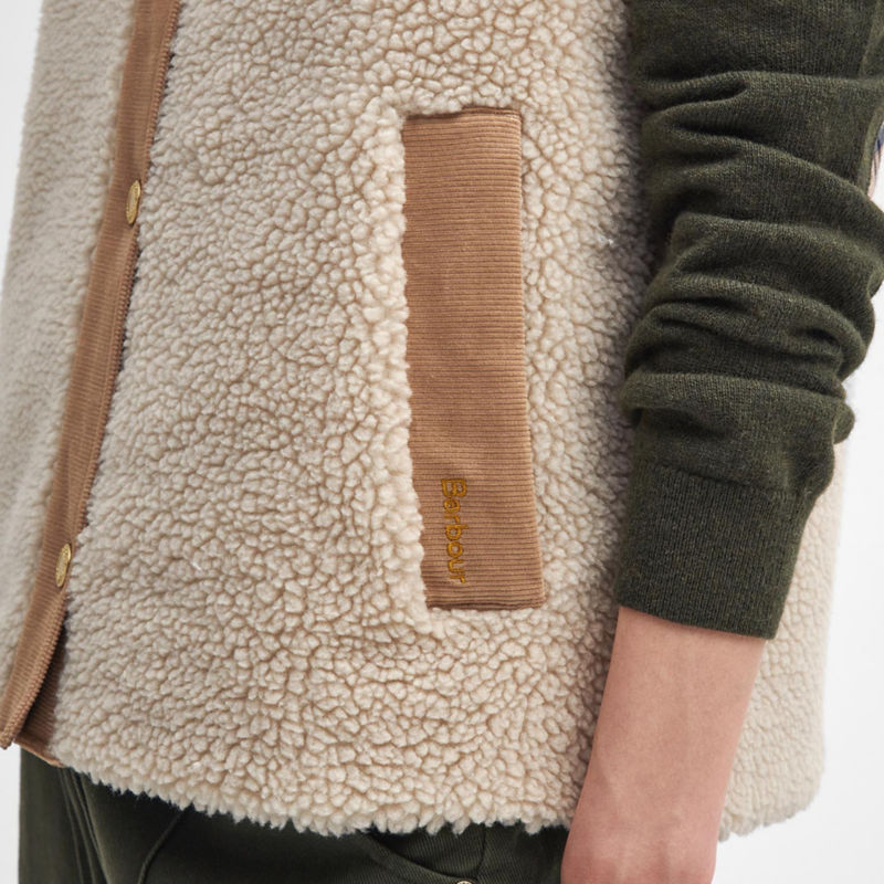 Barbour&reg; Dulsie Teddy Fur Liner - ECRU image number 6