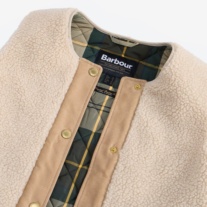 Barbour&reg; Dulsie Teddy Fur Liner - ECRU image number 7