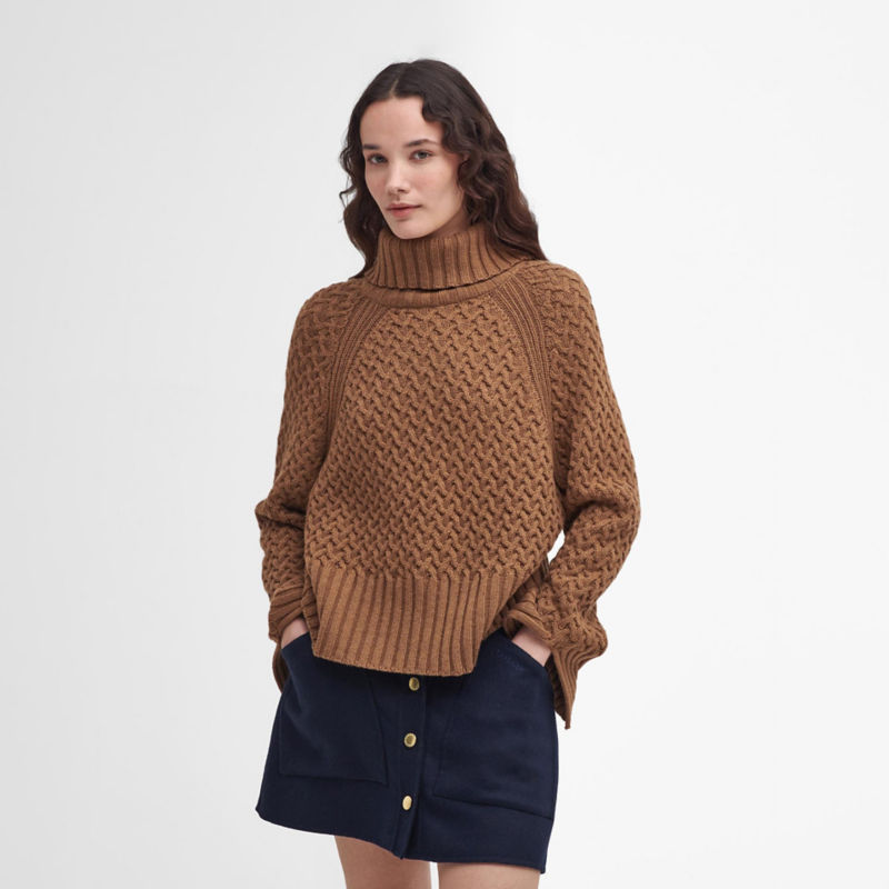 Barbour&reg; Malton Knitted Sweater - OLD GOLD