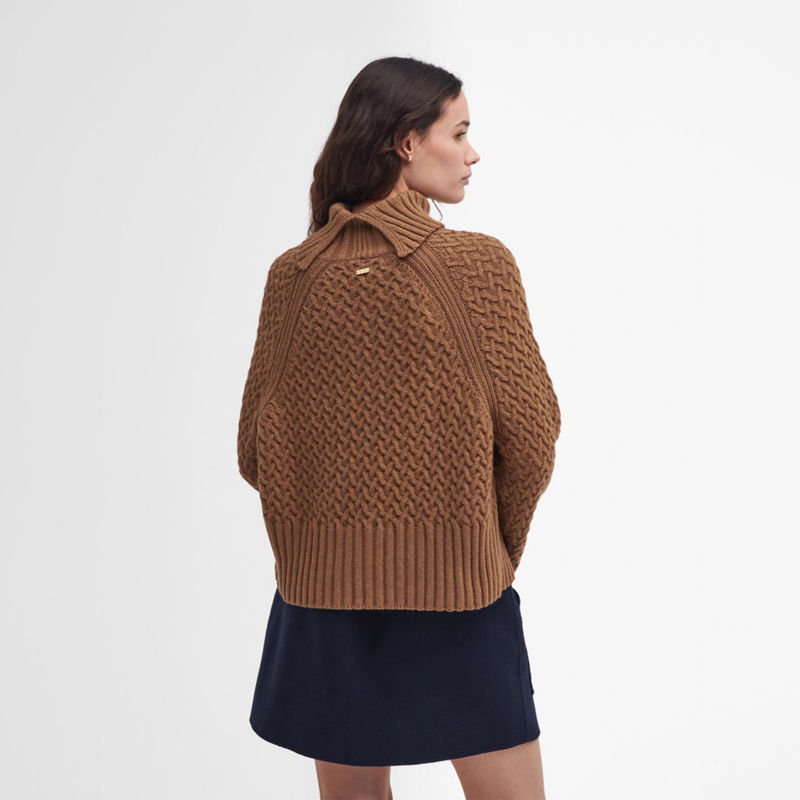 Barbour&reg; Malton Knitted Sweater - OLD GOLD image number 1