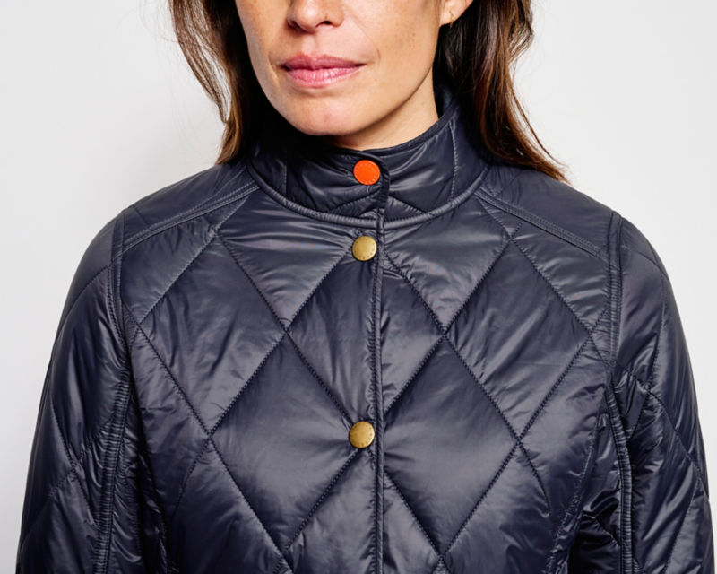 Orvis + Barbour&reg; Hubbard Quilted Jacket - NAVY image number 4