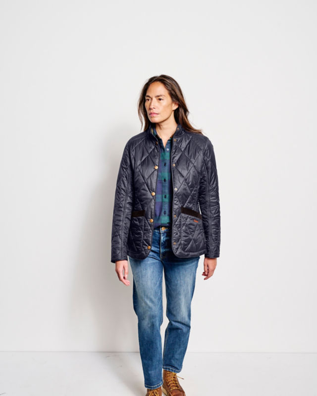 Orvis + Barbour&reg; Hubbard Quilted Jacket - NAVY image number 3