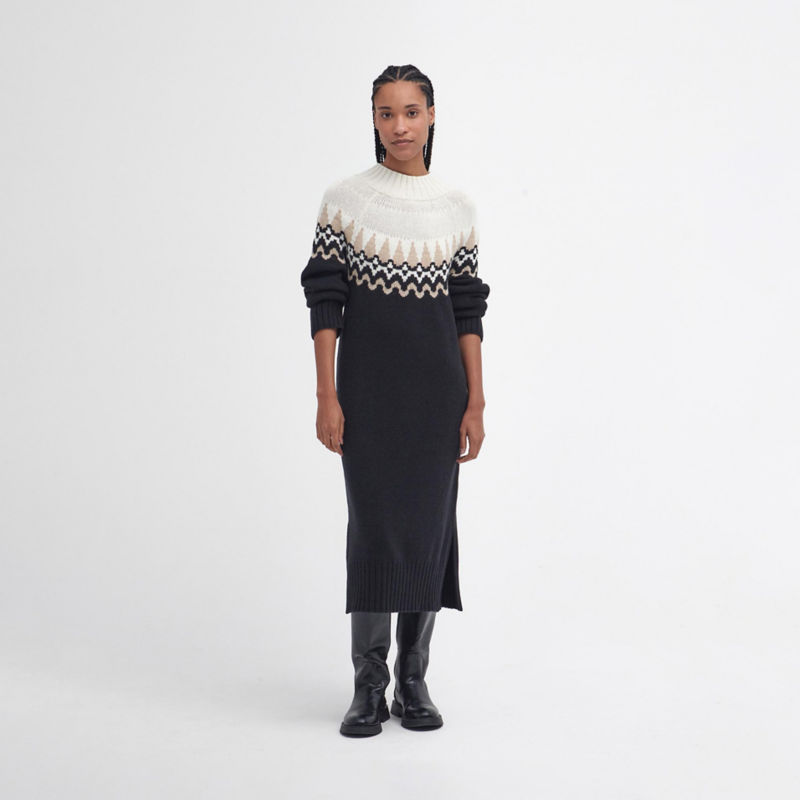 Barbour&reg; Kingsford Knitted Dress - BLACK