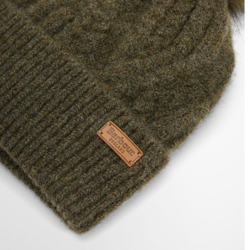 Barbour&reg; Elsdon Beanie - OLIVE image number 1