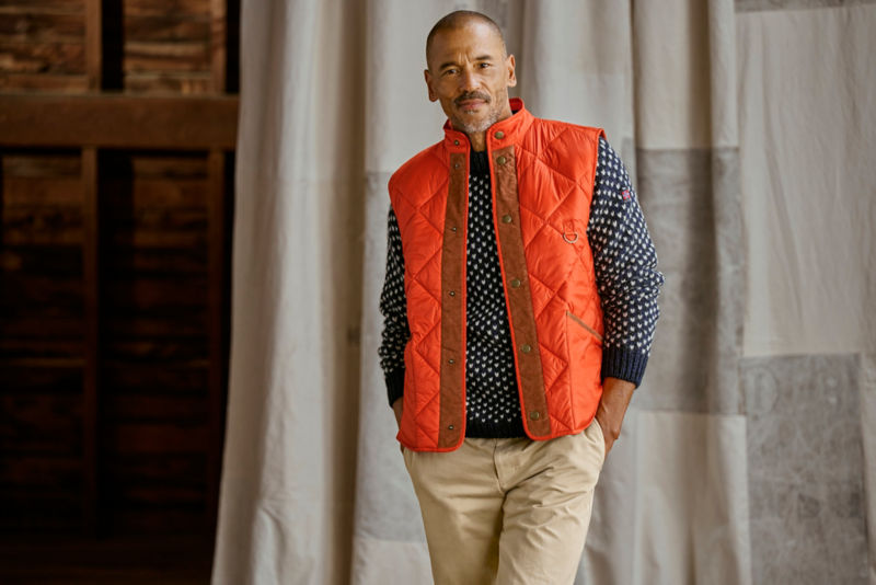 Orvis + Barbour&reg; Arbour Vest - EMBER