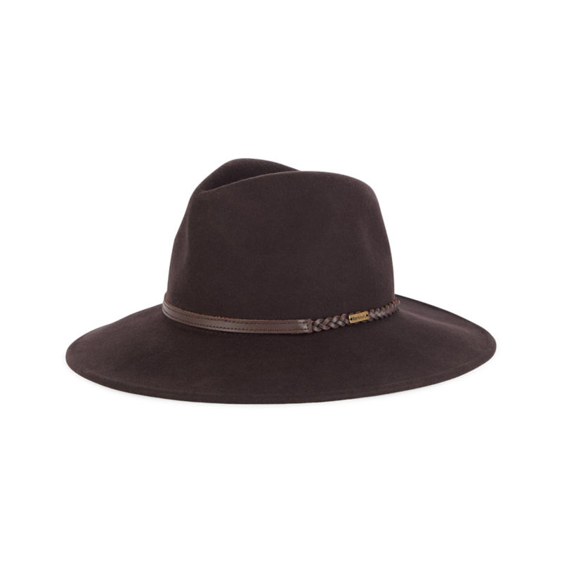 Barbour&reg; Tack Fedora Hat - CHOCOLATE