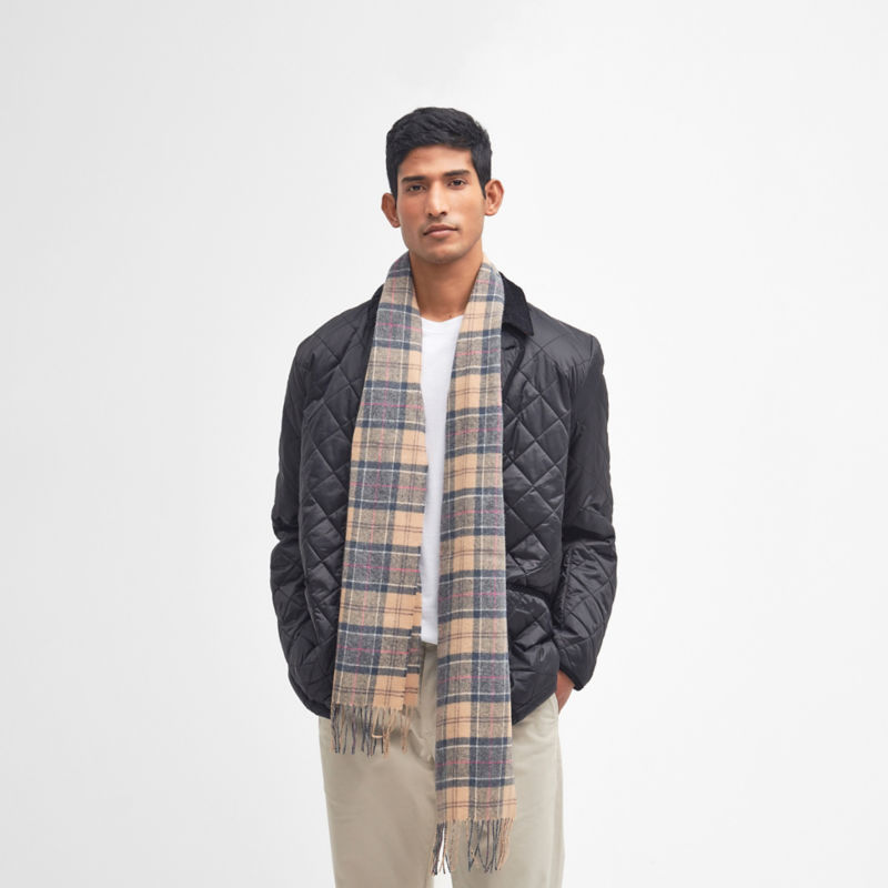 Barbour&reg; Tartan Lambswool Scarf - DRESS image number 4