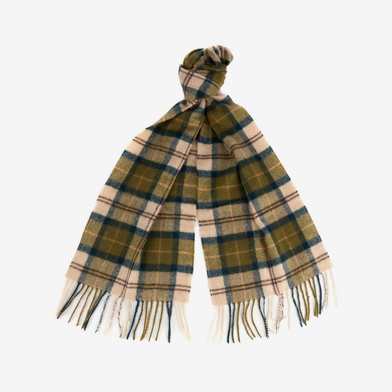 Barbour&reg; Tartan Lambswool Scarf - ANCIENT