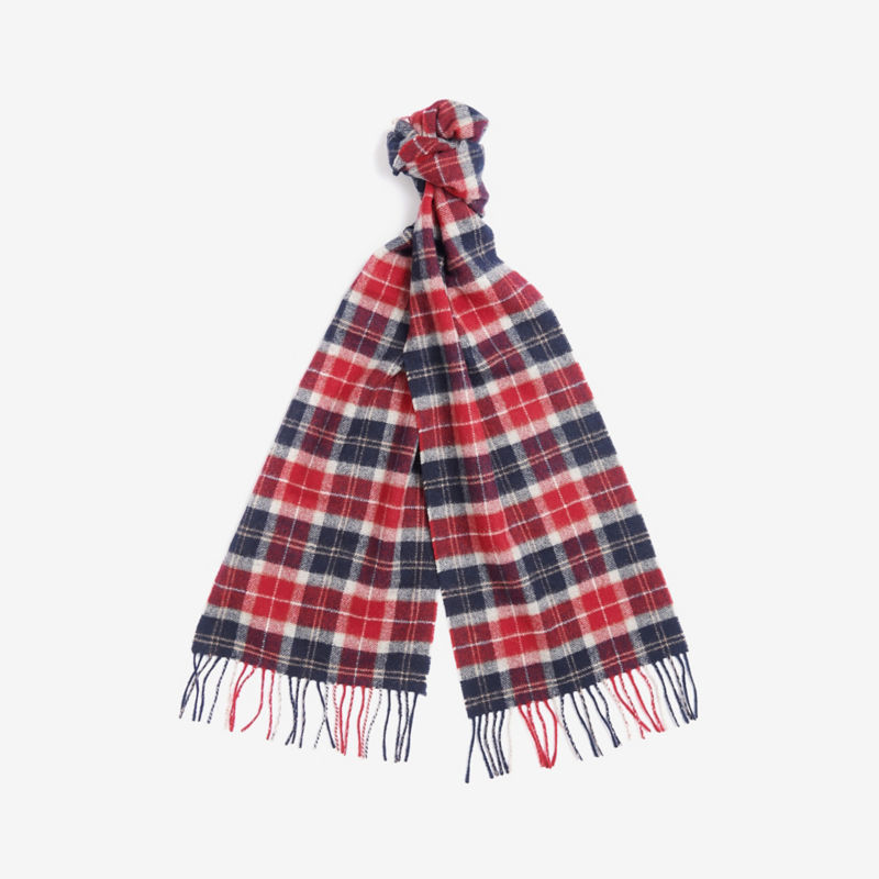 Barbour&reg; Tartan Lambswool Scarf - CRANBERRY TARTAN