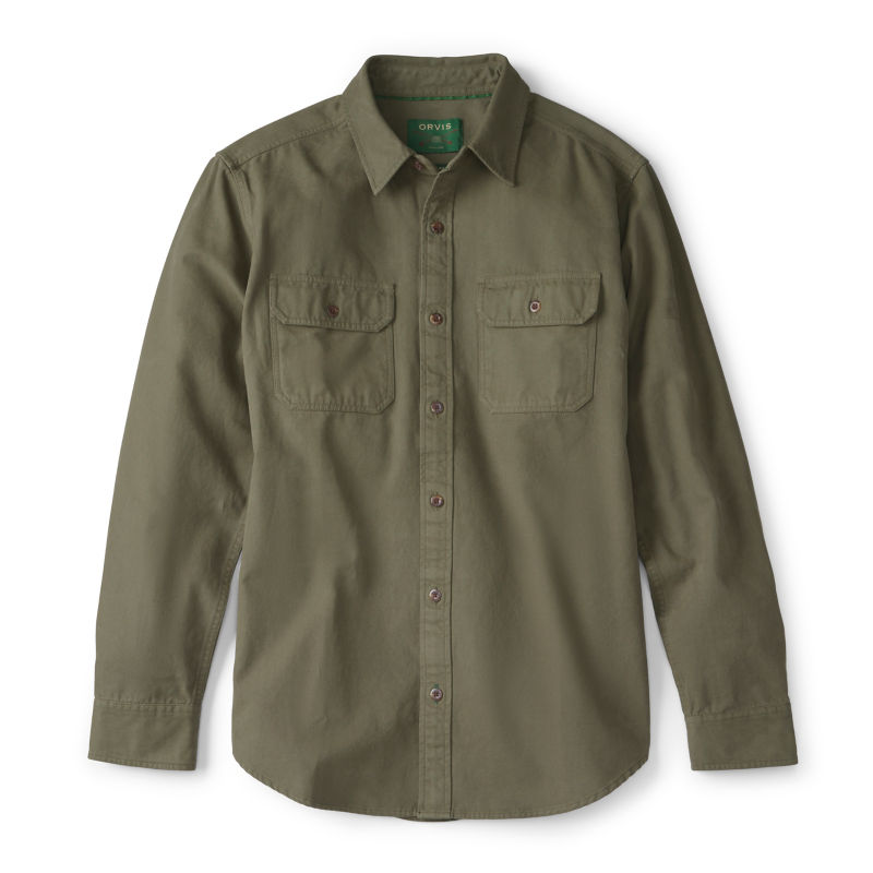 Canvas Overshirt - TARRAGON