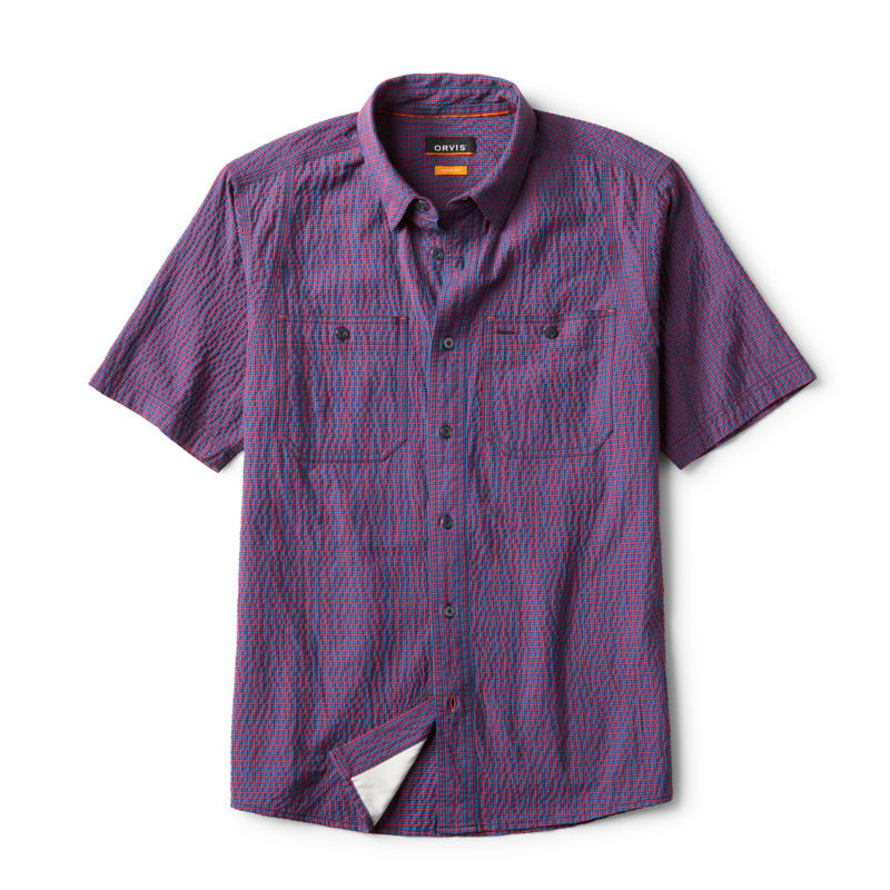 Men&rsquo;s Clearwater Short-Sleeve Shirt - NAVY/POPPY