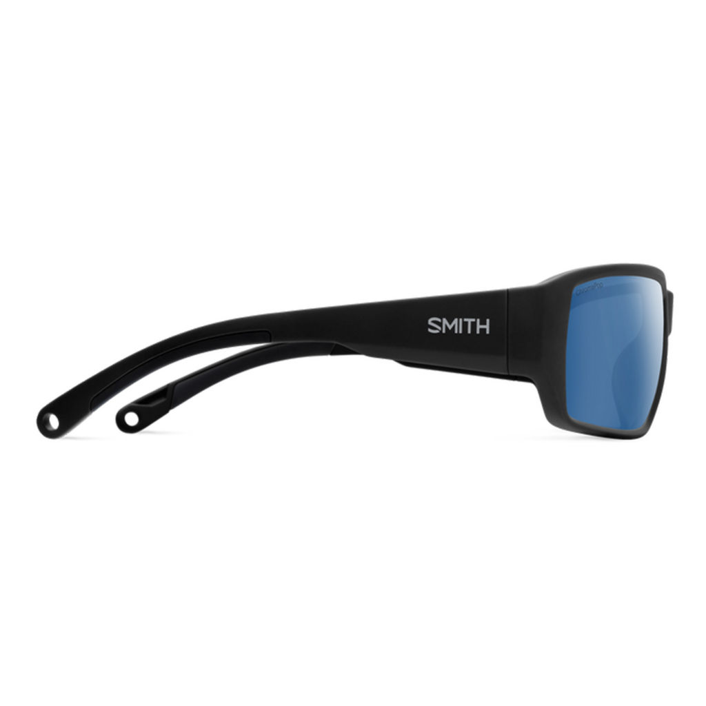 Smith Hookset Sunglasses - MATTE BLACK POLARCHROMIC GLASS BLUE MIRROR image number 1