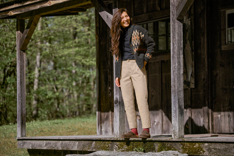 Exclusive Kut from the Kloth&reg; Naomi High-Rise Chinos - SHITAKE