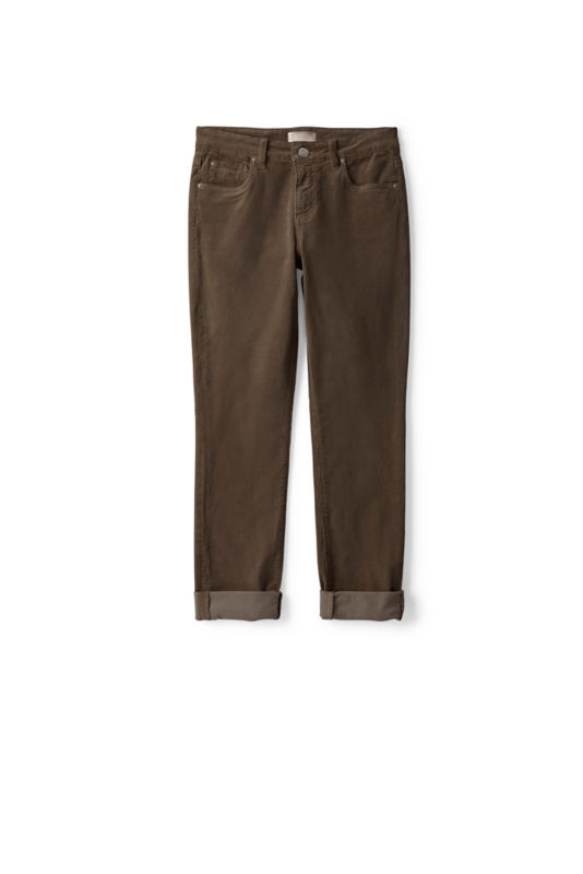 Kut from the Kloth&reg; Catherine Mid-Rise Boyfriend Cords - ESPRESSO - EXCLUSIVE image number 5