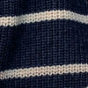 Textured Crewneck Sweater - TRUE NAVY/ECRU STRIPE