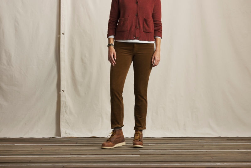 Kut from the Kloth&reg; Catherine Mid-Rise Boyfriend Cords - BROWNIE