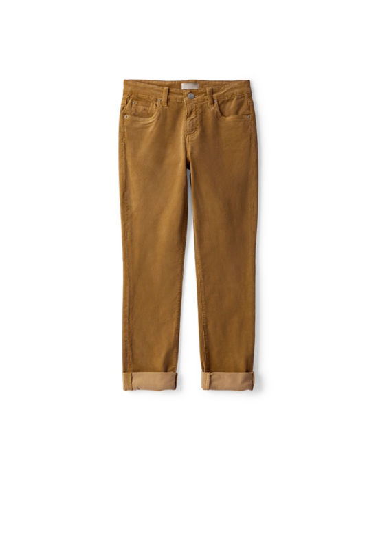 Kut from the Kloth&reg; Catherine Mid-Rise Boyfriend Cords - HAZELNUT - EXCLUSIVE image number 0