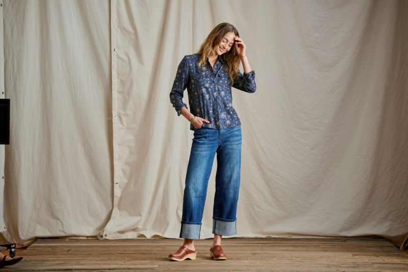 Kut from the Kloth&reg; Sienna High-Rise Cuffed Wide-Leg Jeans - UNSPEAKABLE