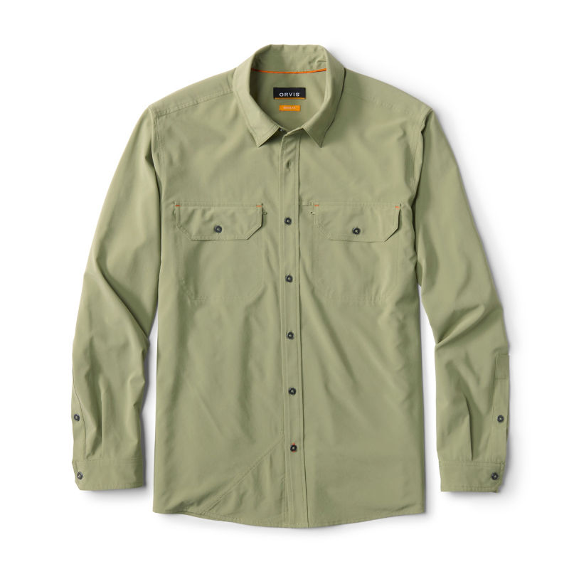 Stonefly Stretch Long-Sleeve Shirt - OLIVINE image number 0