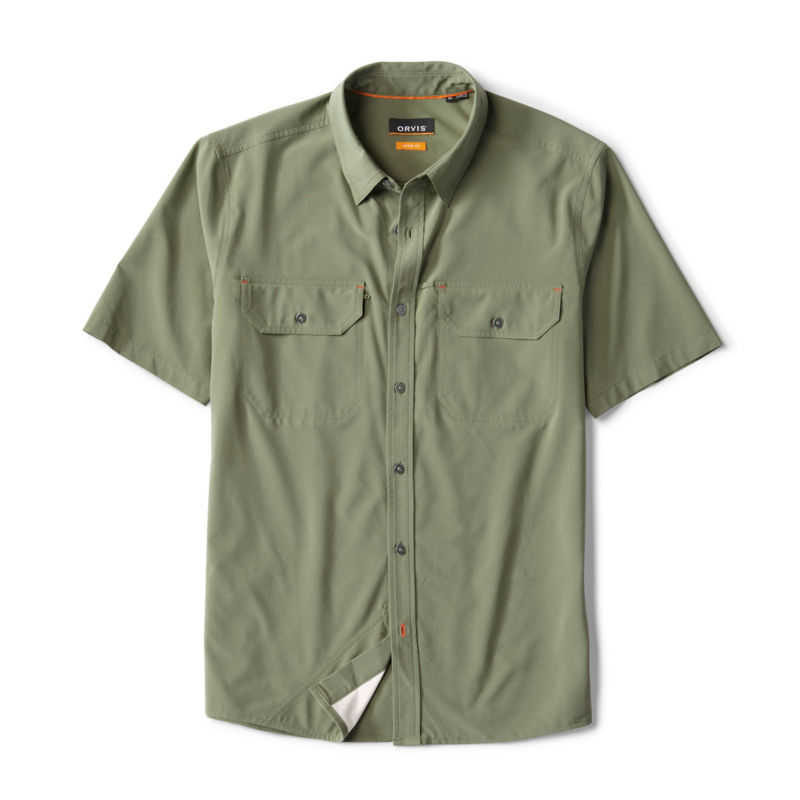 Stonefly Stretch Short-Sleeve Shirt - OLIVINE image number 0
